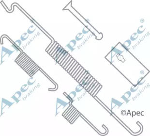 Комплектующие, тормозная колодка APEC braking KIT2008