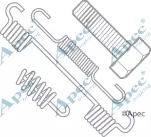 Комплектующие, тормозная колодка APEC braking KIT2009