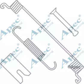 Комплектующие, тормозная колодка APEC braking KIT2010