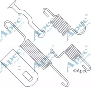 Комплектующие, тормозная колодка APEC braking KIT2014