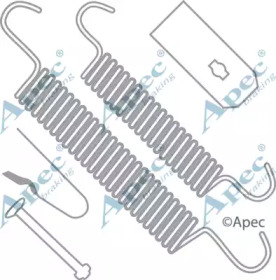 Комплектующие, тормозная колодка APEC braking KIT2020