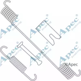 Комплектующие, тормозная колодка APEC braking KIT2025