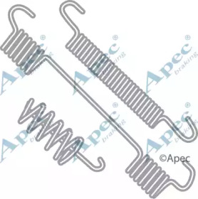 Комплектующие, тормозная колодка APEC braking KIT2026
