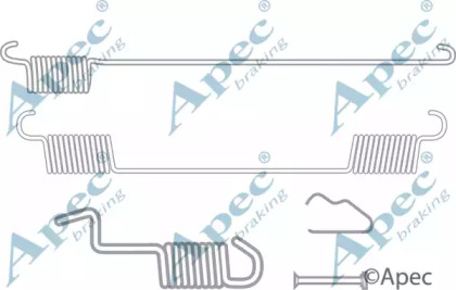 Комплектующие, тормозная колодка APEC braking KIT2038