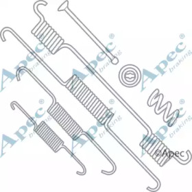 Комплектующие, тормозная колодка APEC braking KIT2048