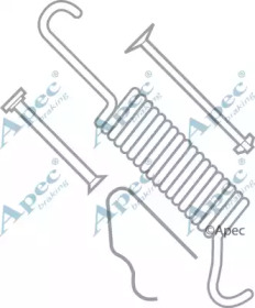 Комплектующие, тормозная колодка APEC braking KIT605