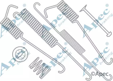 Комплектующие, тормозная колодка APEC braking KIT607