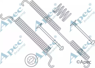 Комплектующие, тормозная колодка APEC braking KIT608