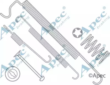 Комплектующие, тормозная колодка APEC braking KIT610