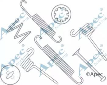 Комплектующие, тормозная колодка APEC braking KIT620