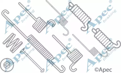 Комплектующие, тормозная колодка APEC braking KIT621