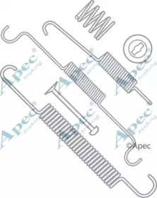 Комплектующие, тормозная колодка APEC braking KIT708