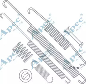 Комплектующие, тормозная колодка APEC braking KIT710