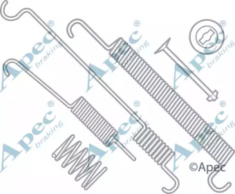 Комплектующие, тормозная колодка APEC braking KIT714