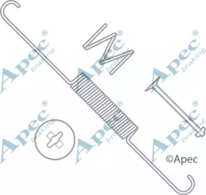 Комплектующие, тормозная колодка APEC braking KIT716