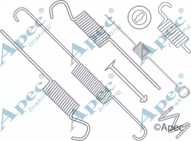 Комплектующие, тормозная колодка APEC braking KIT719