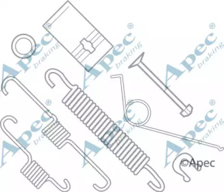 Комплектующие, тормозная колодка APEC braking KIT800