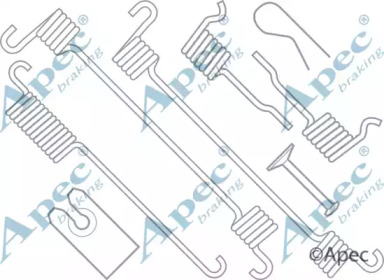 Комплектующие, тормозная колодка APEC braking KIT807