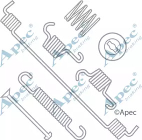 Комплектующие, тормозная колодка APEC braking KIT808