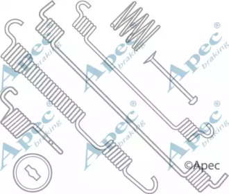 Комплектующие, тормозная колодка APEC braking KIT809