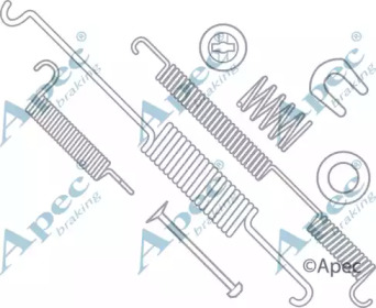 Комплектующие, тормозная колодка APEC braking KIT857