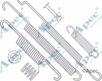 Комплектующие, тормозная колодка APEC braking KIT874