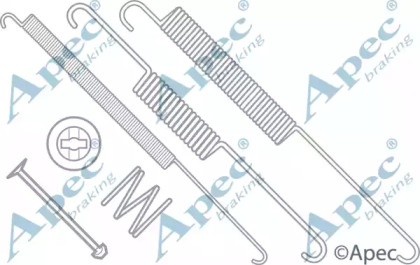 Комплектующие, тормозная колодка APEC braking KIT879