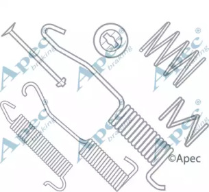 Комплектующие, тормозная колодка APEC braking KIT881