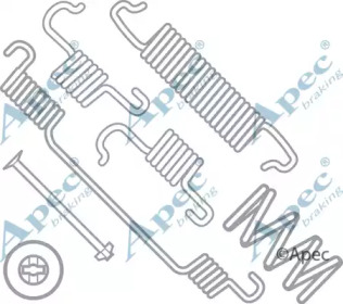 Комплектующие, тормозная колодка APEC braking KIT956