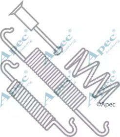 Комплектующие, тормозная колодка APEC braking KIT959