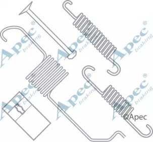 Комплектующие, тормозная колодка APEC braking KIT963