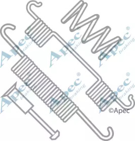 Комплектующие, тормозная колодка APEC braking KIT965