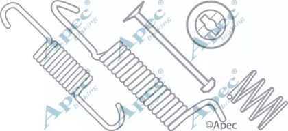 Комплектующие, тормозная колодка APEC braking KIT970