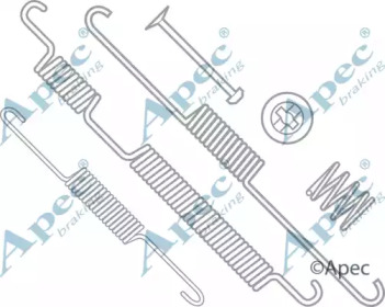 Комплектующие, тормозная колодка APEC braking KIT972