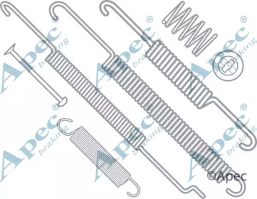 Комплектующие, тормозная колодка APEC braking KIT975