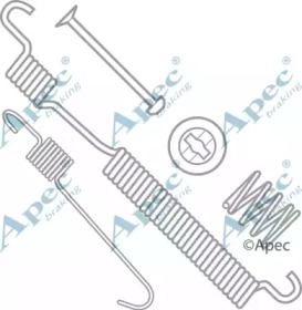 Комплектующие, тормозная колодка APEC braking KIT976