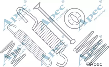 Комплектующие, тормозная колодка APEC braking KIT980
