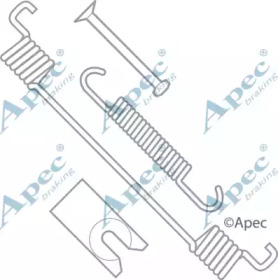 Комплектующие, тормозная колодка APEC braking KIT983