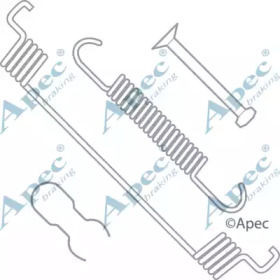 Комплектующие, тормозная колодка APEC braking KIT987