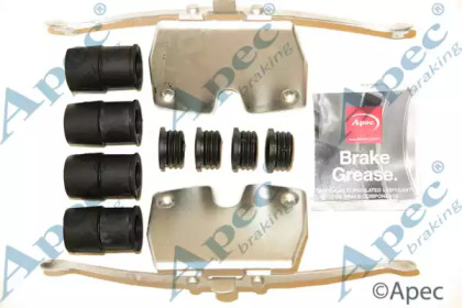 Комплектующие, тормозные колодки APEC braking KIT1226