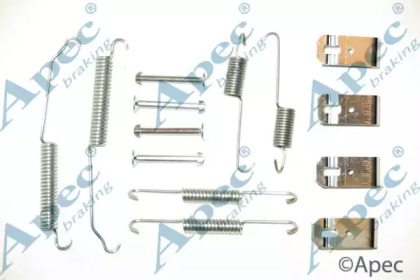 Комплектующие, тормозная колодка APEC braking KIT2062