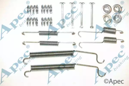 Комплектующие, тормозная колодка APEC braking KIT2080