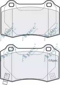 Комплект тормозных колодок APEC braking PAD2057