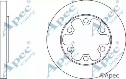 Тормозной диск APEC braking DSK3172