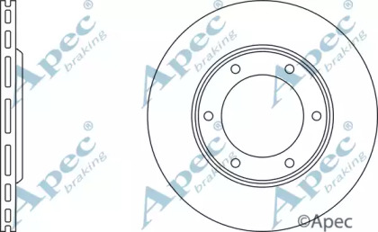 Тормозной диск APEC braking DSK963