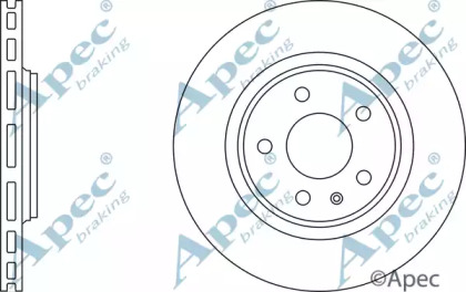 Тормозной диск APEC braking DSK2315