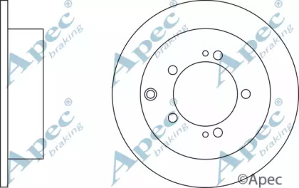 Тормозной диск APEC braking DSK2317