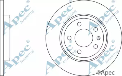 Тормозной диск APEC braking DSK2318