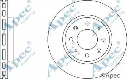 Тормозной диск APEC braking DSK2319