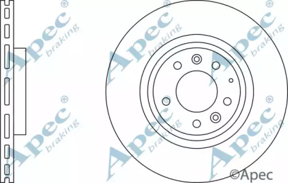 Тормозной диск APEC braking DSK2571